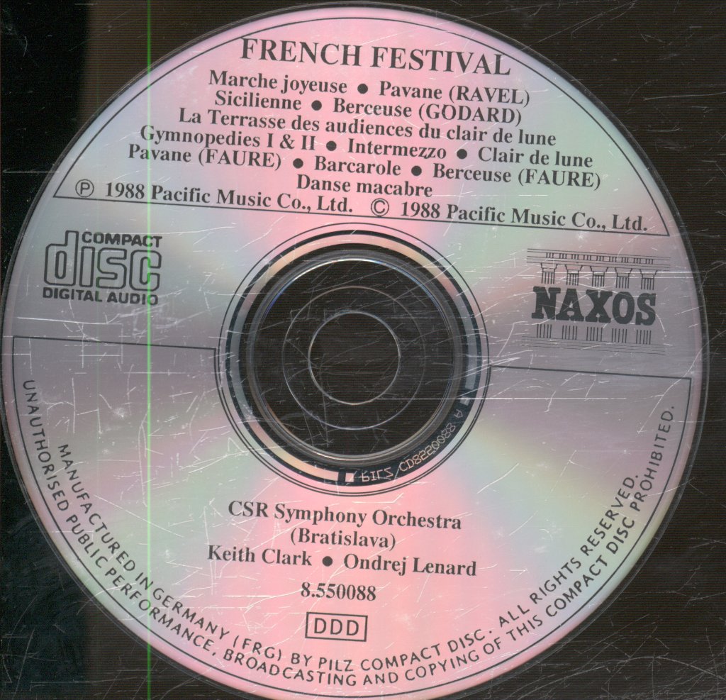 Slovak Radio Symphony Orchestra, Keith Clark, Ondrej Lenard - French Festival - Cd