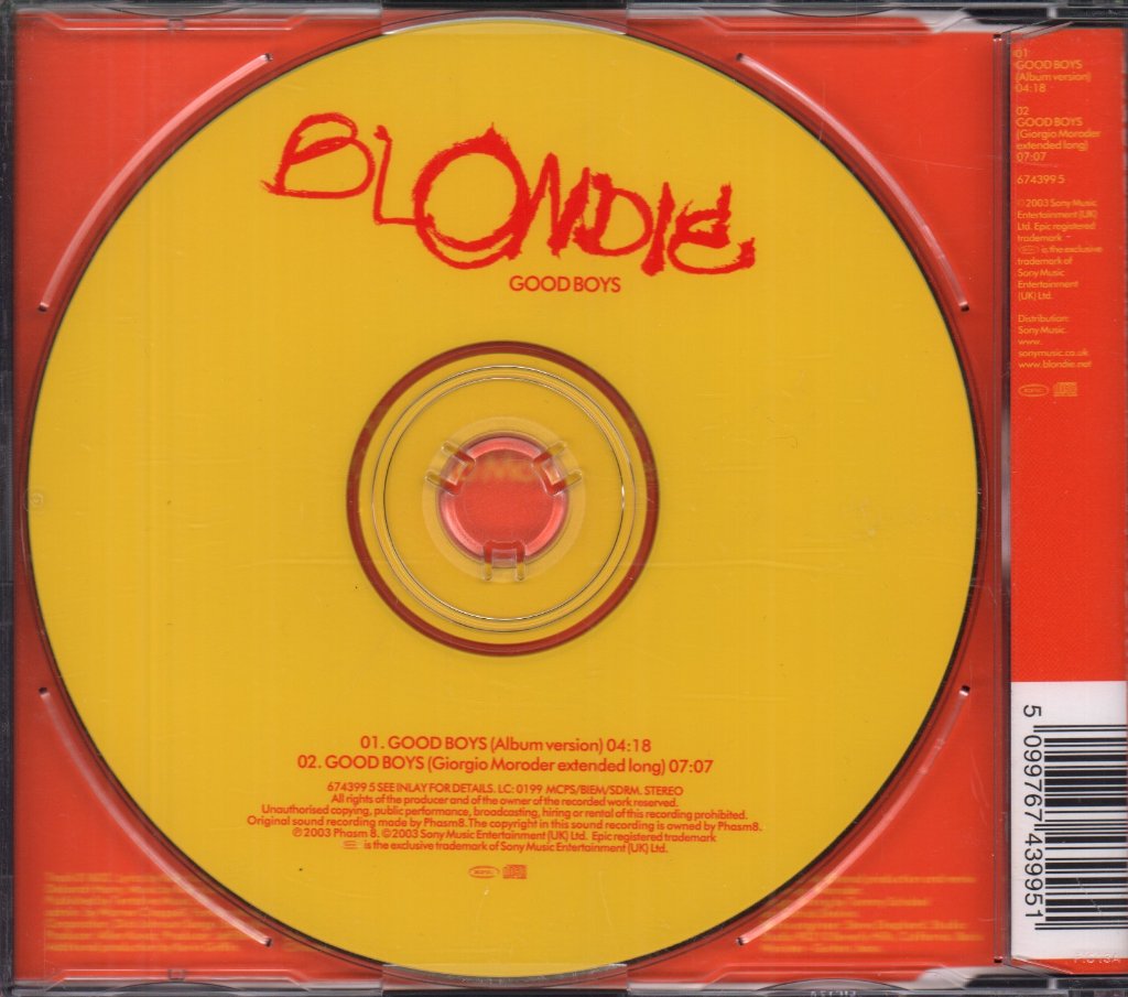 Blondie - Good Boys - Cd