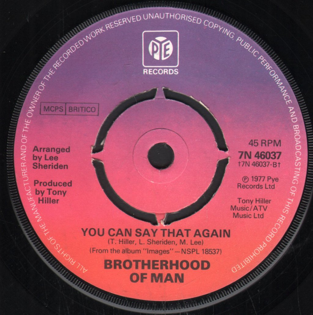Brotherhood Of Man - Figaro - 7 Inch
