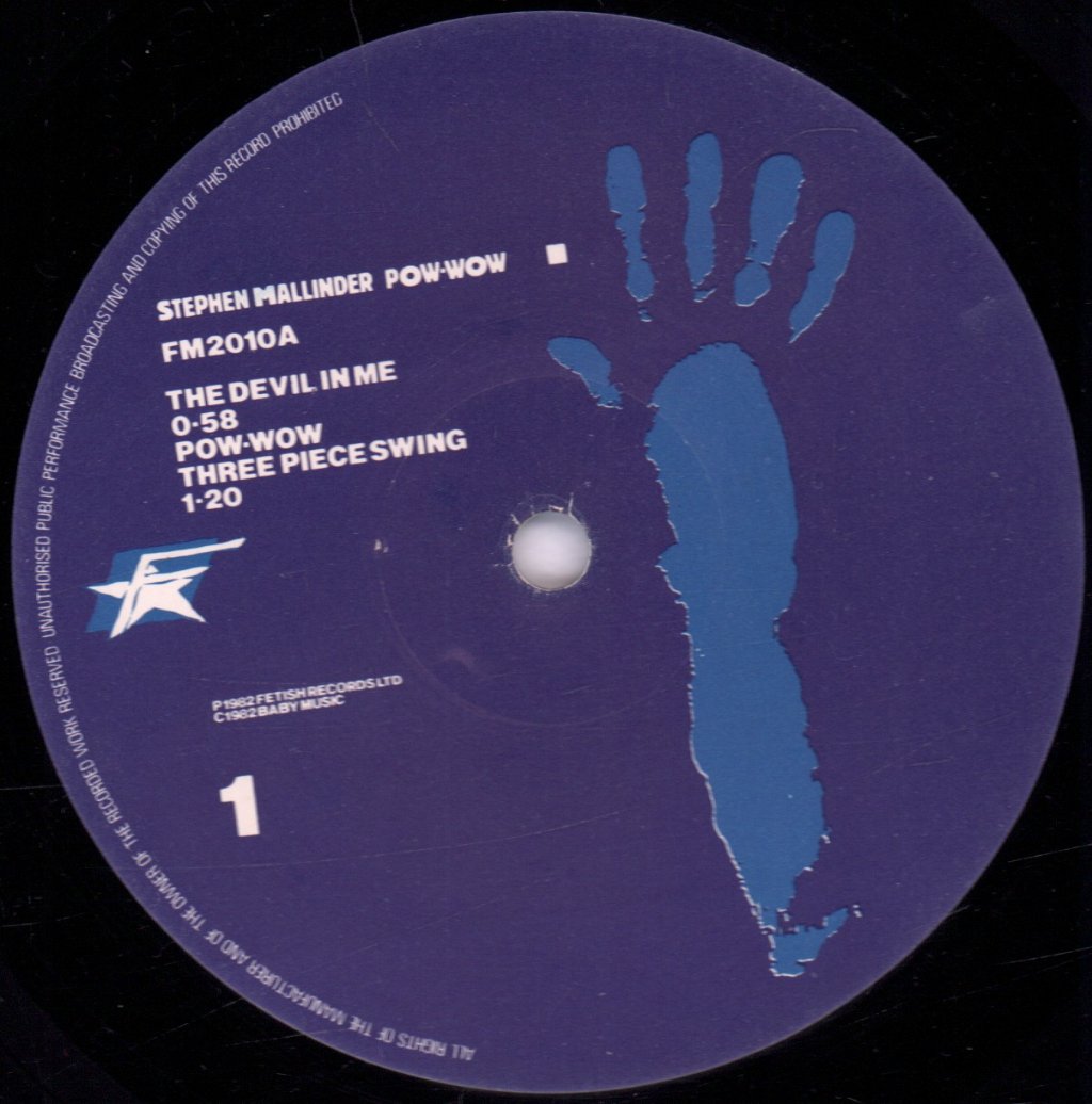Stephen Mallinder - Pow Wow - Lp