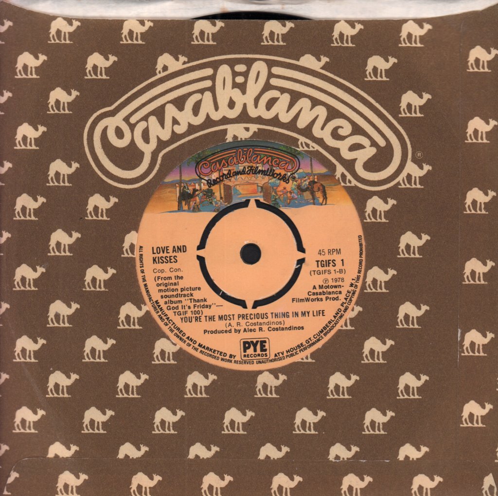 Love And Kisses - Thank God It's Friday - 7 Inch