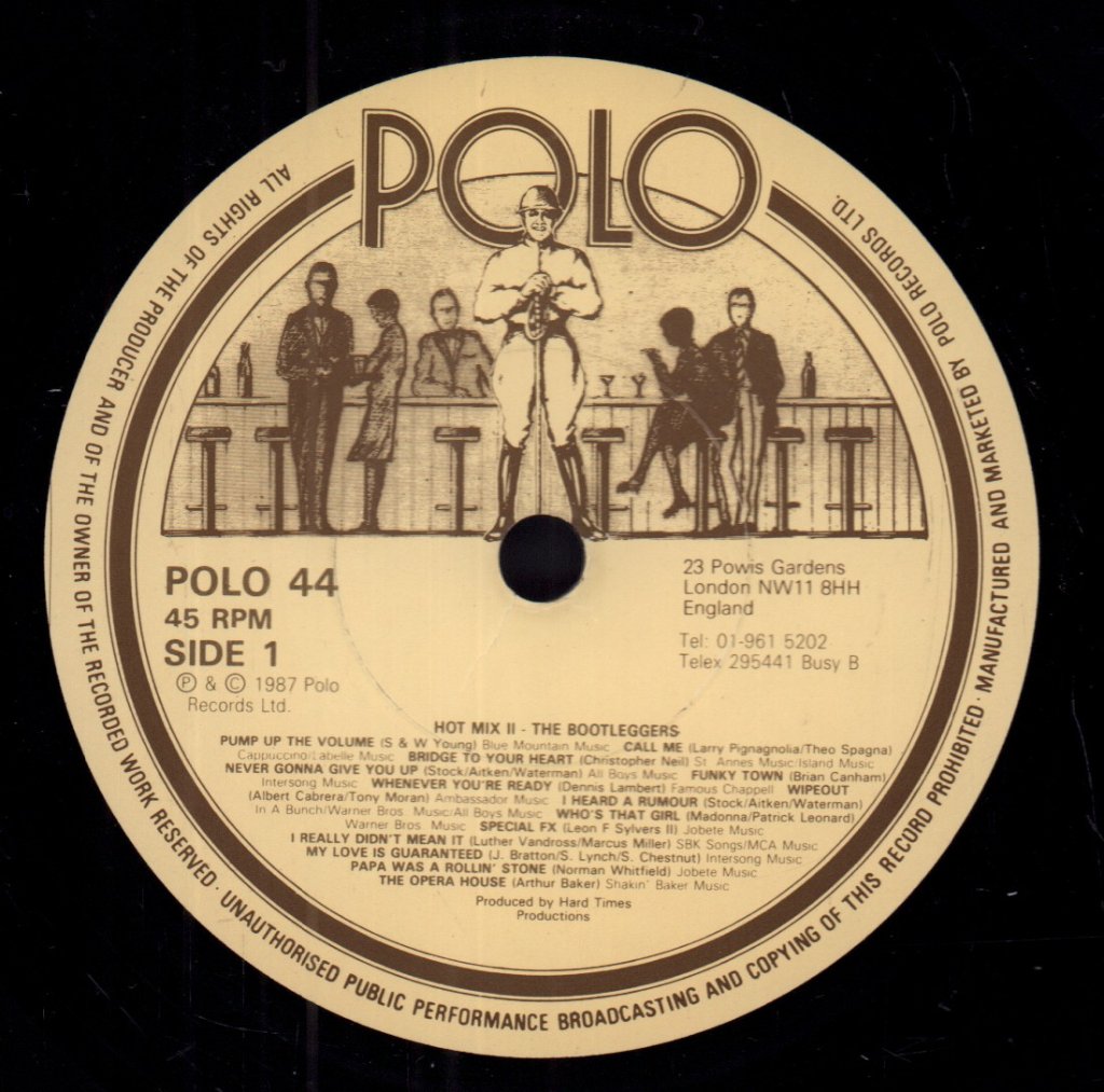 Bootleggers - Hot Mix 2 - 7 Inch