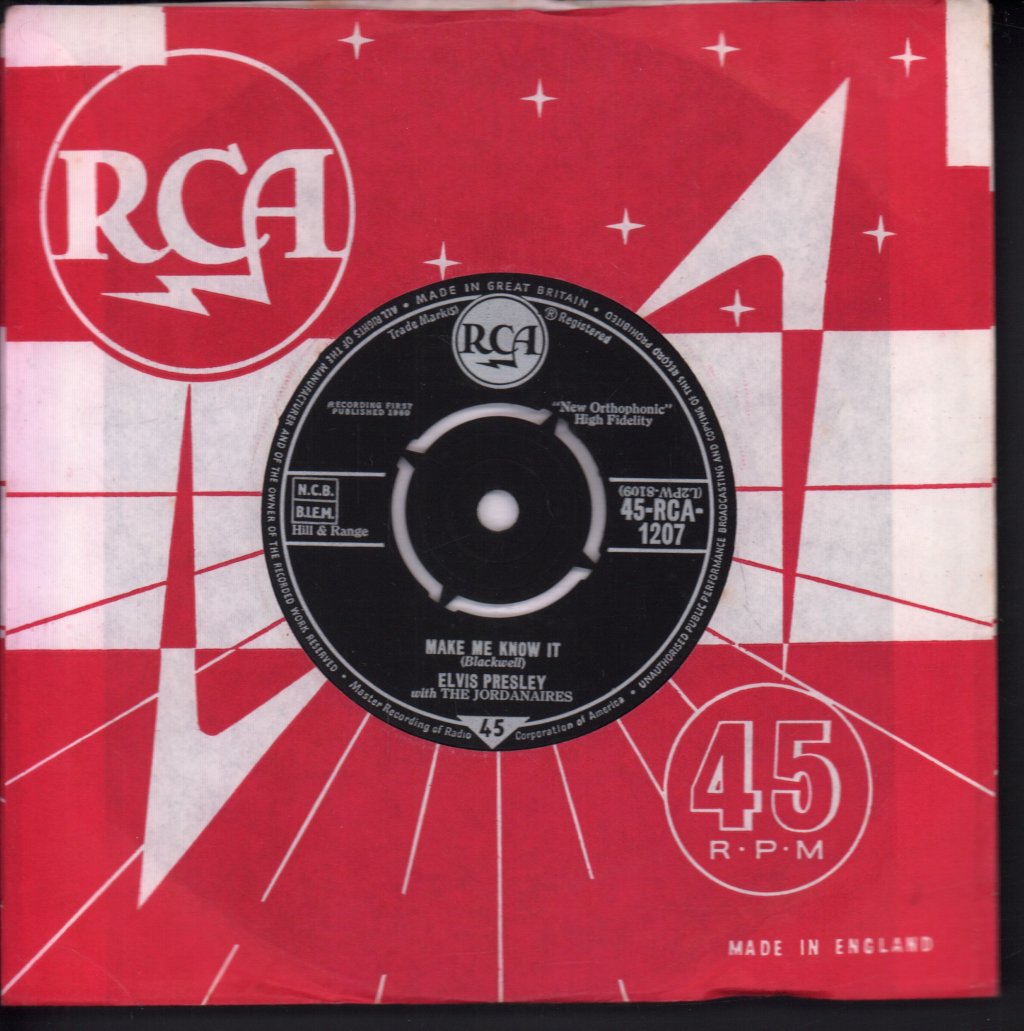 Elvis Presley - It's Now Or Never - 7 Inch