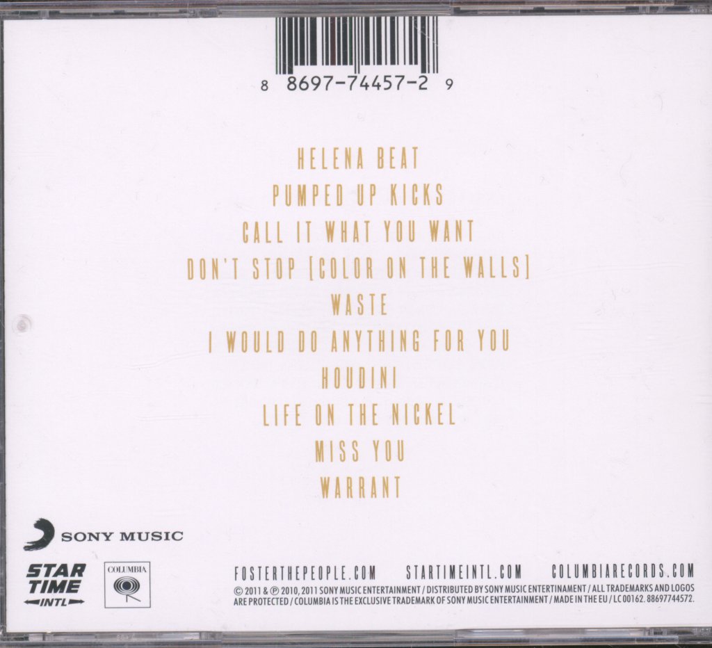 Foster The People - Torches - Cd