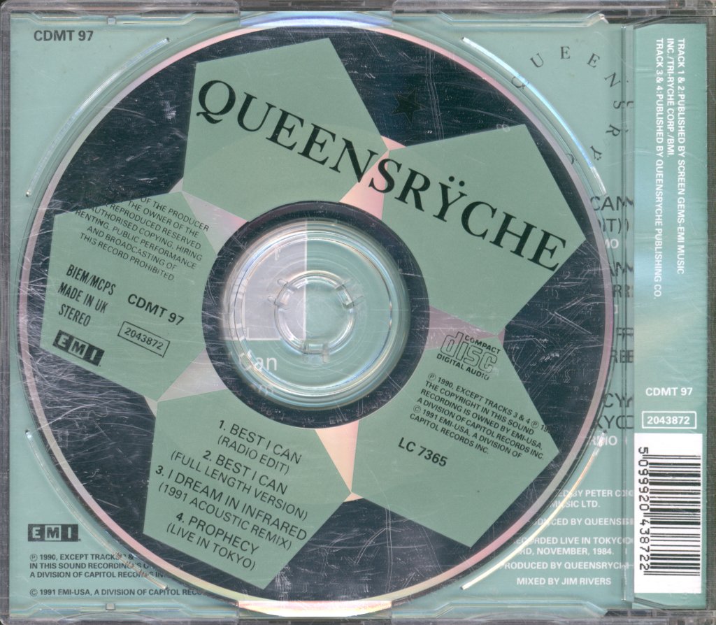 Queensrÿche - Best I Can - Cd