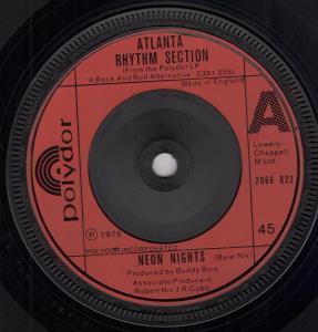 Atlanta Rhythm Section - Neon Nights - 7 Inch