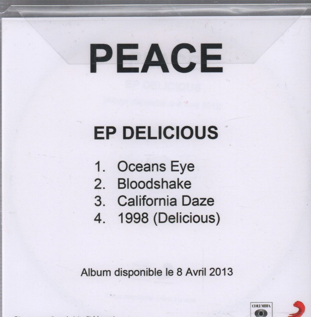 Peace (Indie Group) - EP Delicious - Cdr