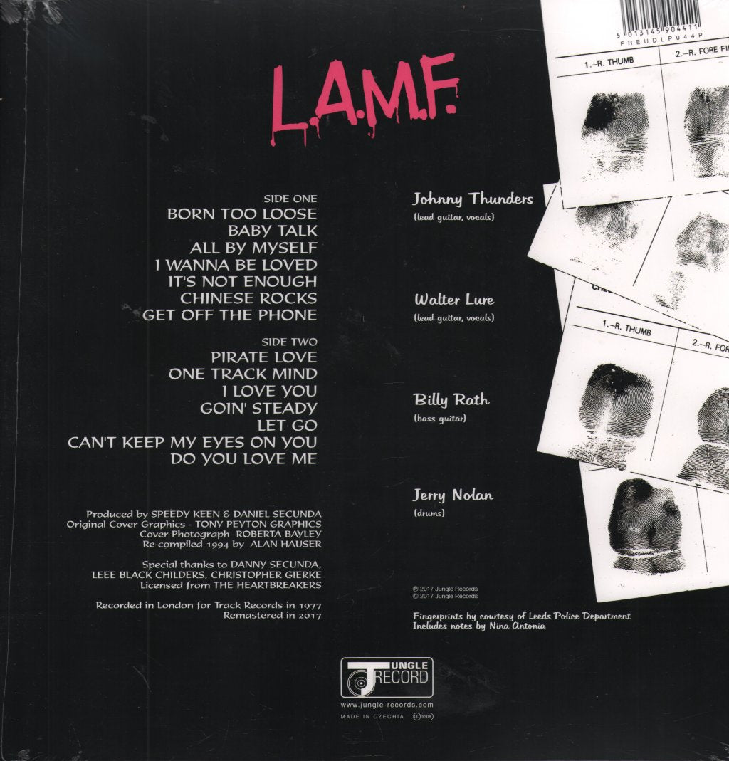 Johnny Thunders And The Heartbreakers - L.A.M.F: The Lost '77 Mixes - Lp