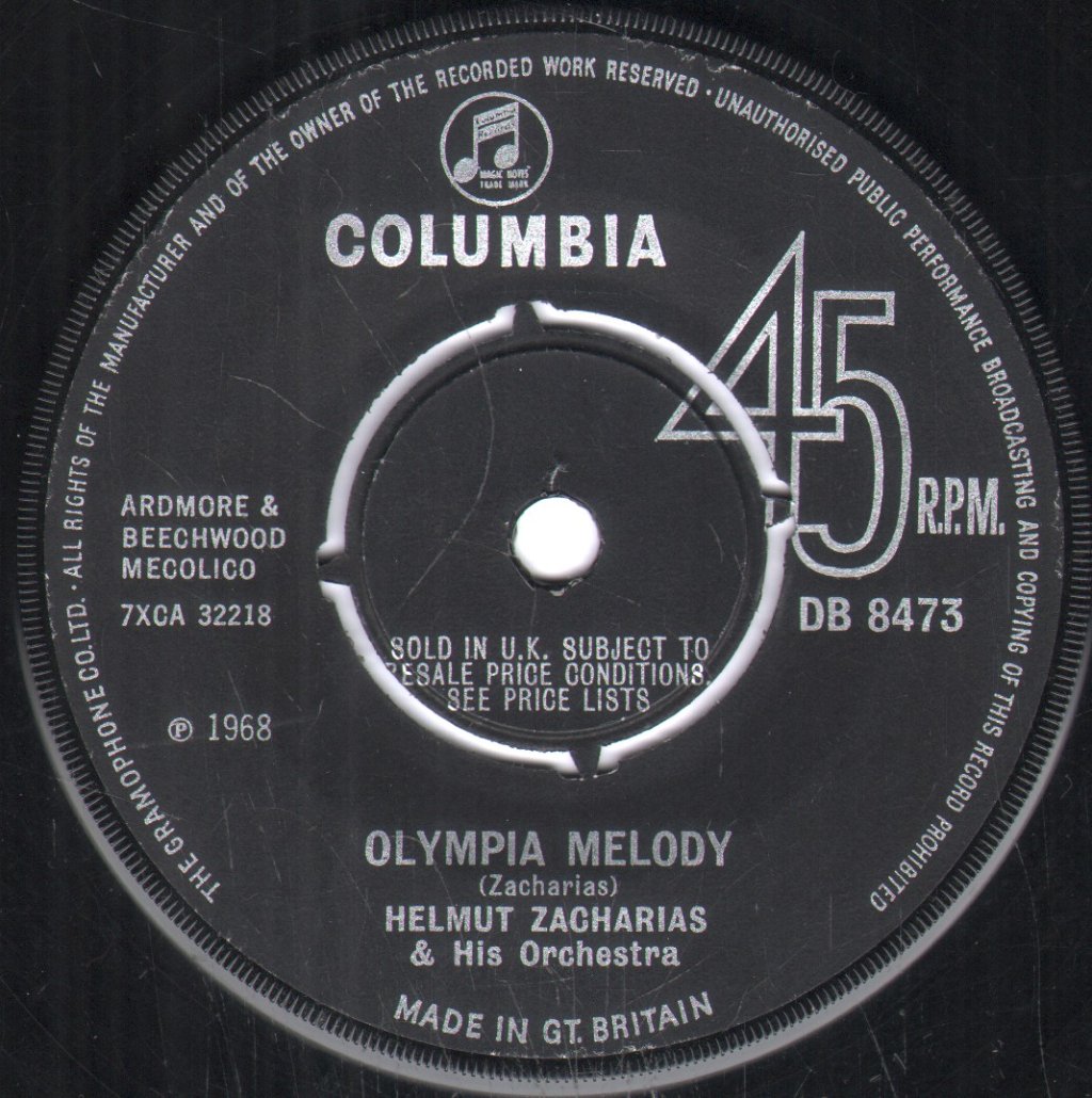 Helmut Zacharias - Mexico Melody - 7 Inch