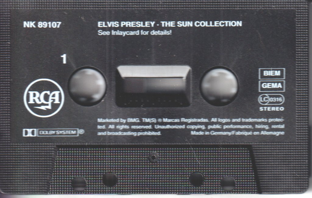 Elvis Presley - Sun Collection - Cassette