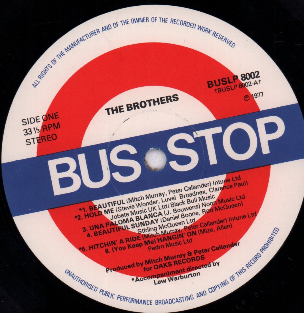 Brothers - Sing Me - Lp