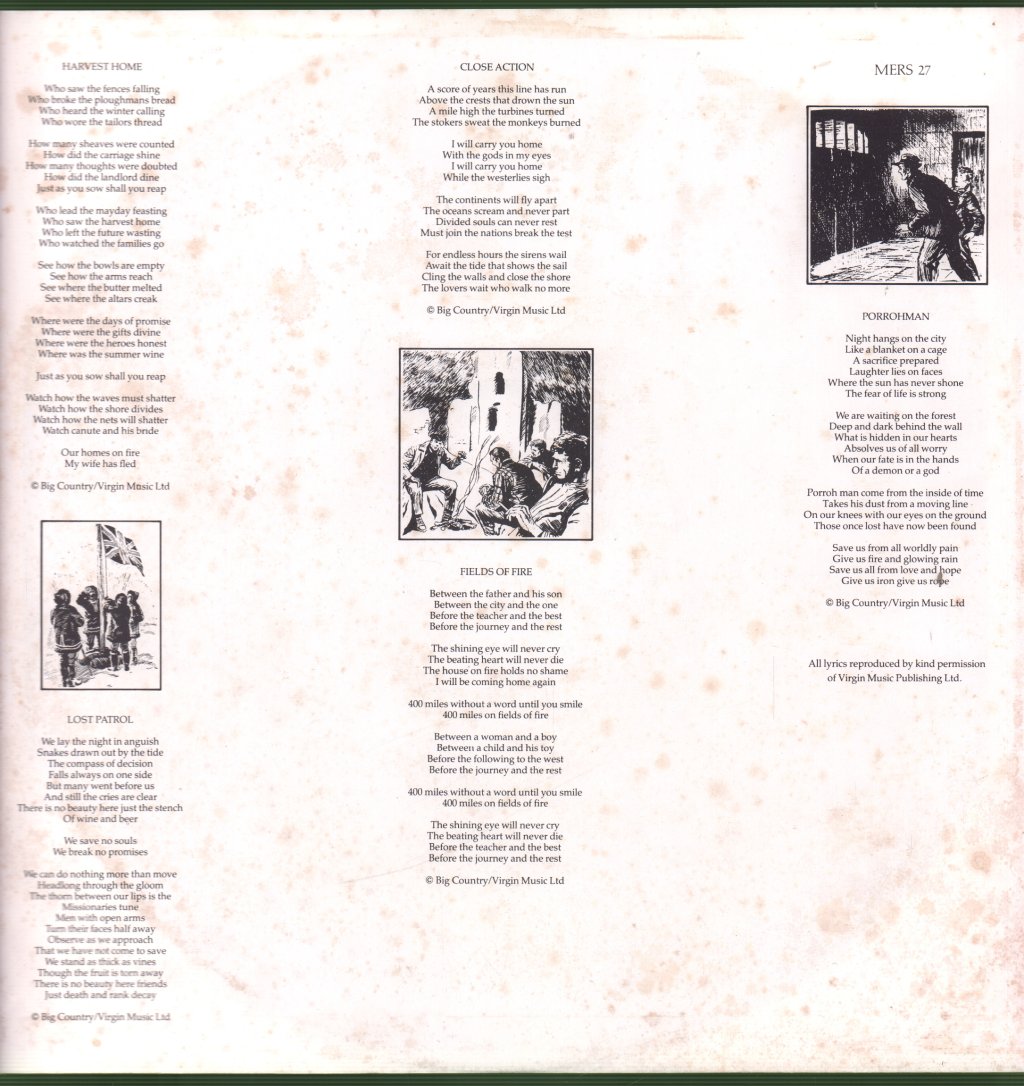 Big Country - Crossing - Lp