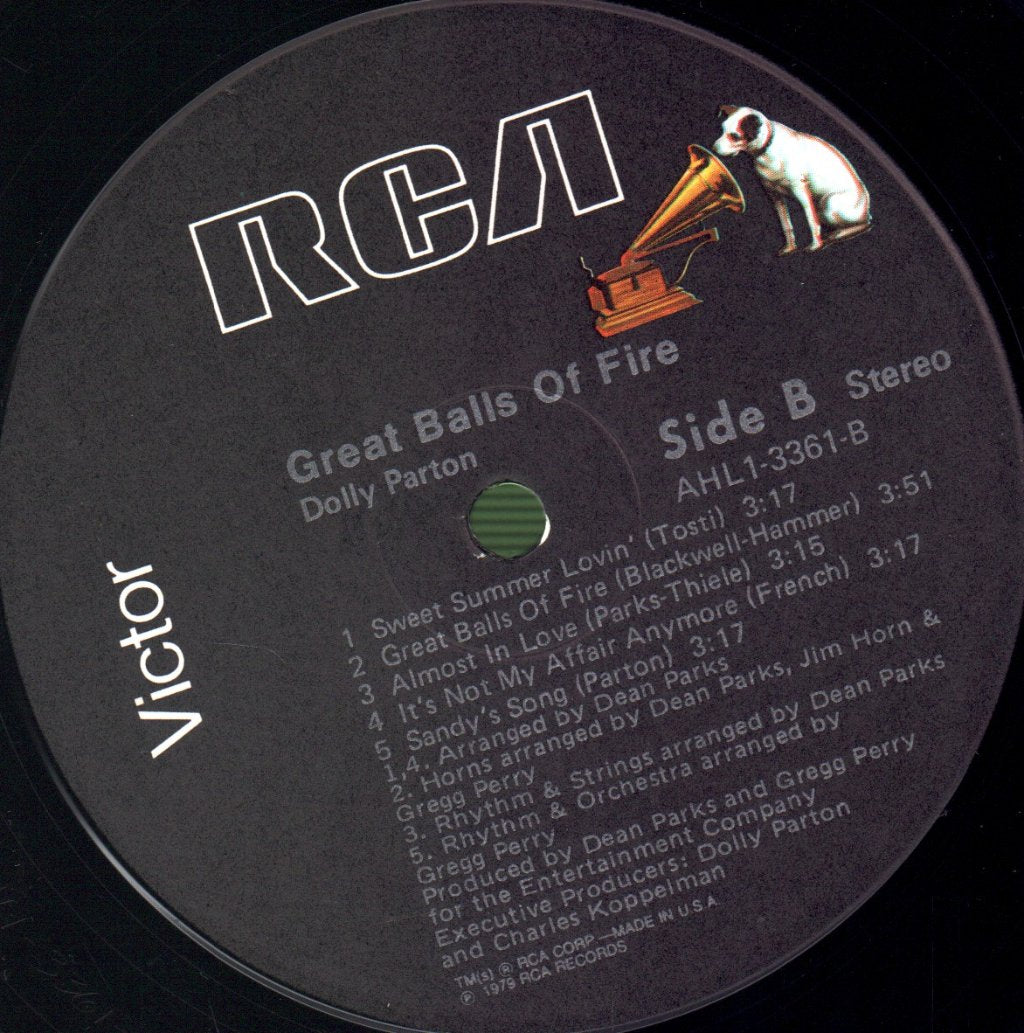 Dolly Parton - Great Balls Of Fire - Lp