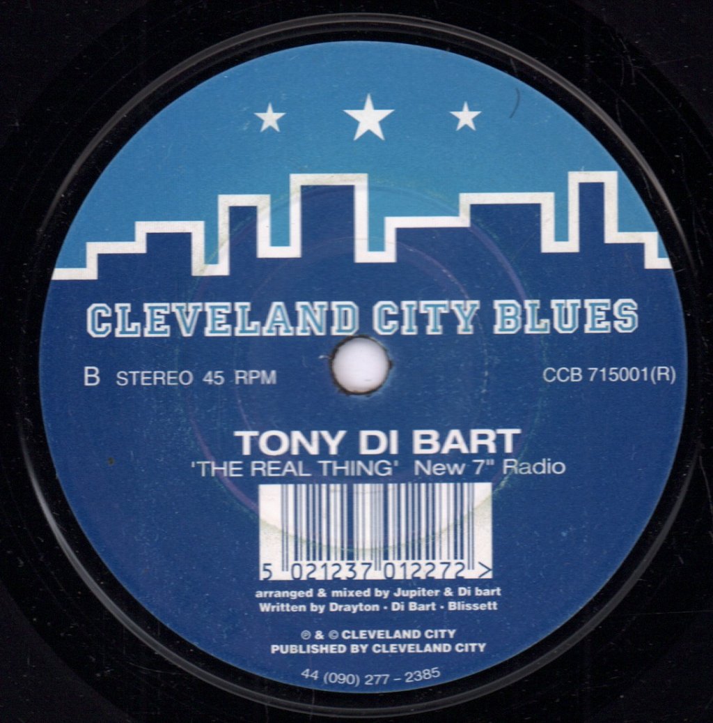 Tony Di Bart - Real Thing - 7 Inch