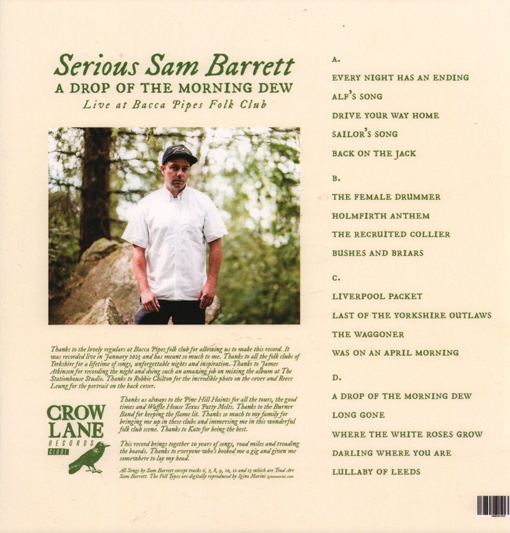 Serious Sam Barrett - A Drop Of The Morning Dew - Double Lp