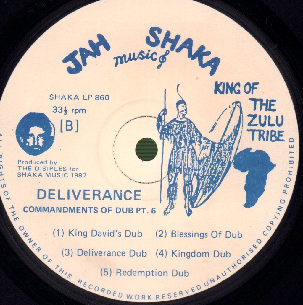 Jah Shaka - Deliverance - Commandments Of Dub Chapter 6 - Lp