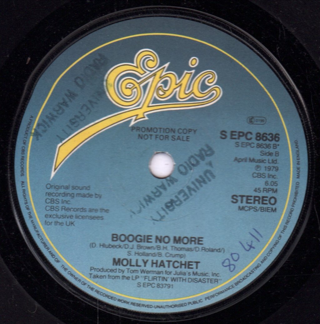 Molly Hatchet - Bounty Hunter - 7 Inch
