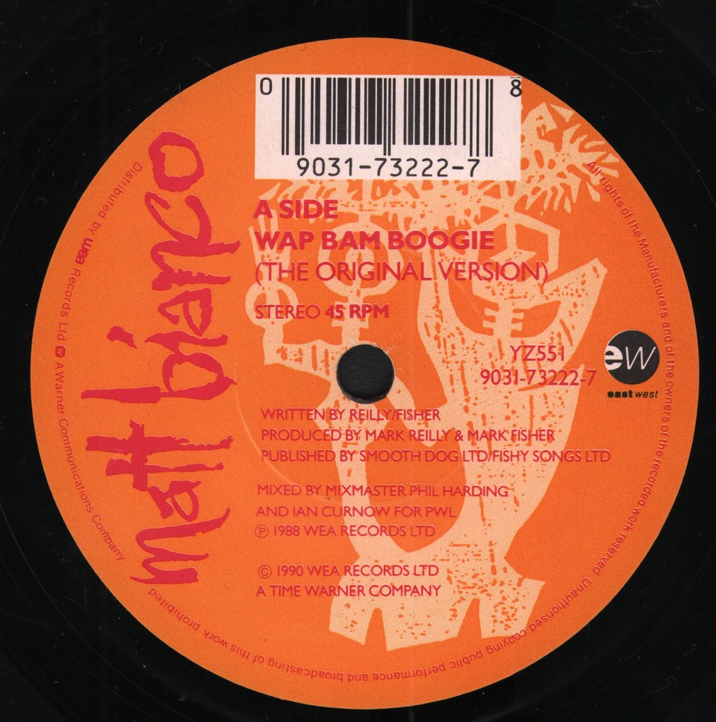 Matt Bianco - Wap Bam Boogie - 7 Inch