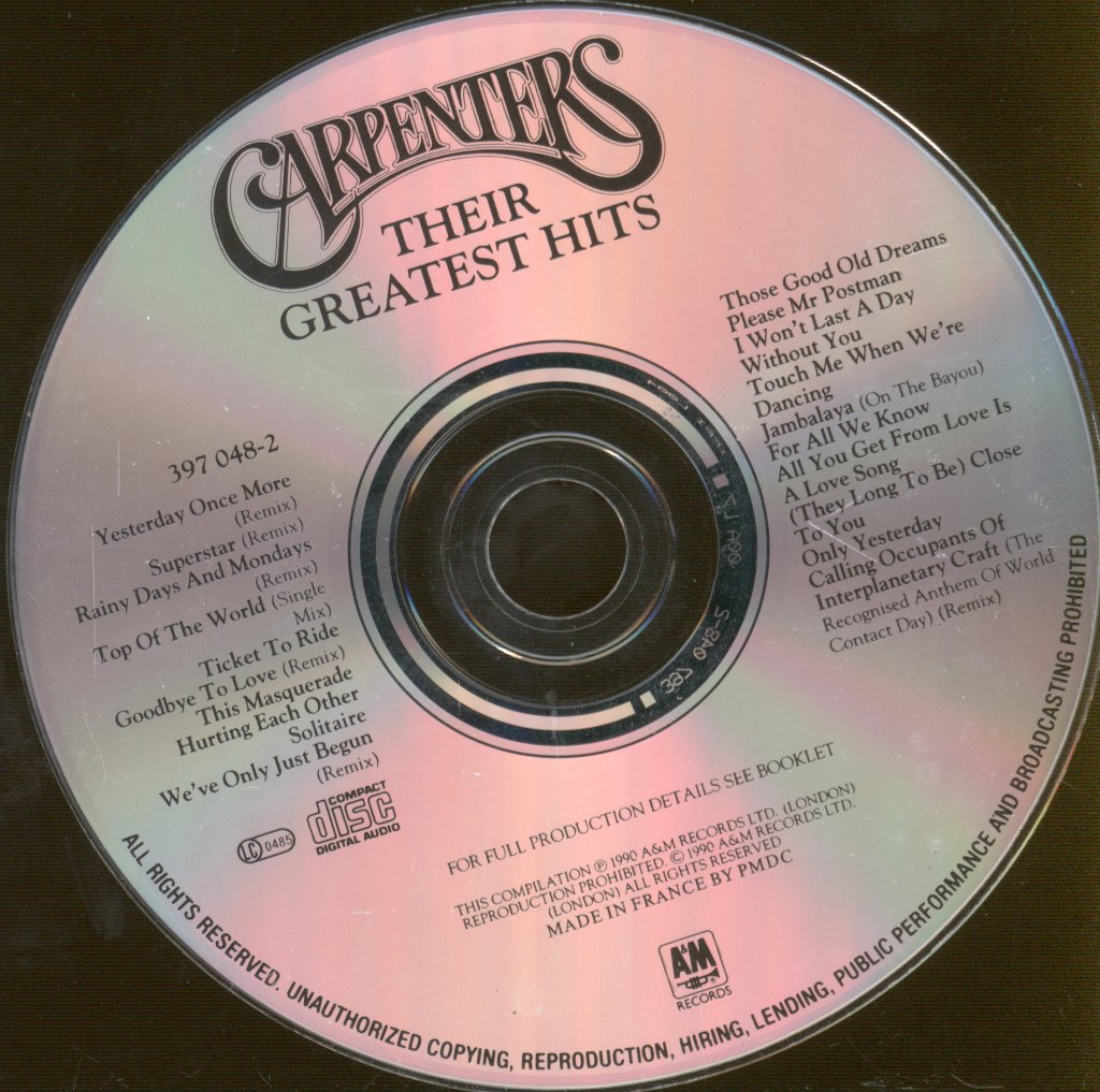 Carpenters - Only Yesterday - Cd