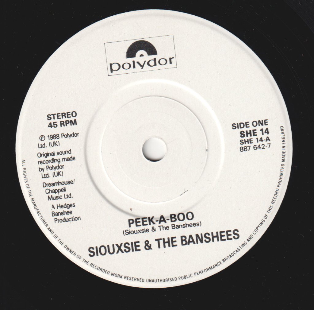 Siouxsie And The Banshees - Peek A Boo - 7 Inch