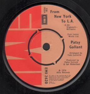 Patsy Gallant - From New York To L.a. - 7 Inch