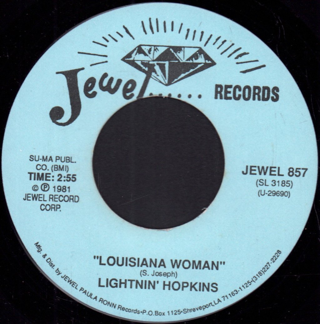 Lightnin' Hopkins - War Is Started / Louisiana Woman - 7 Inch