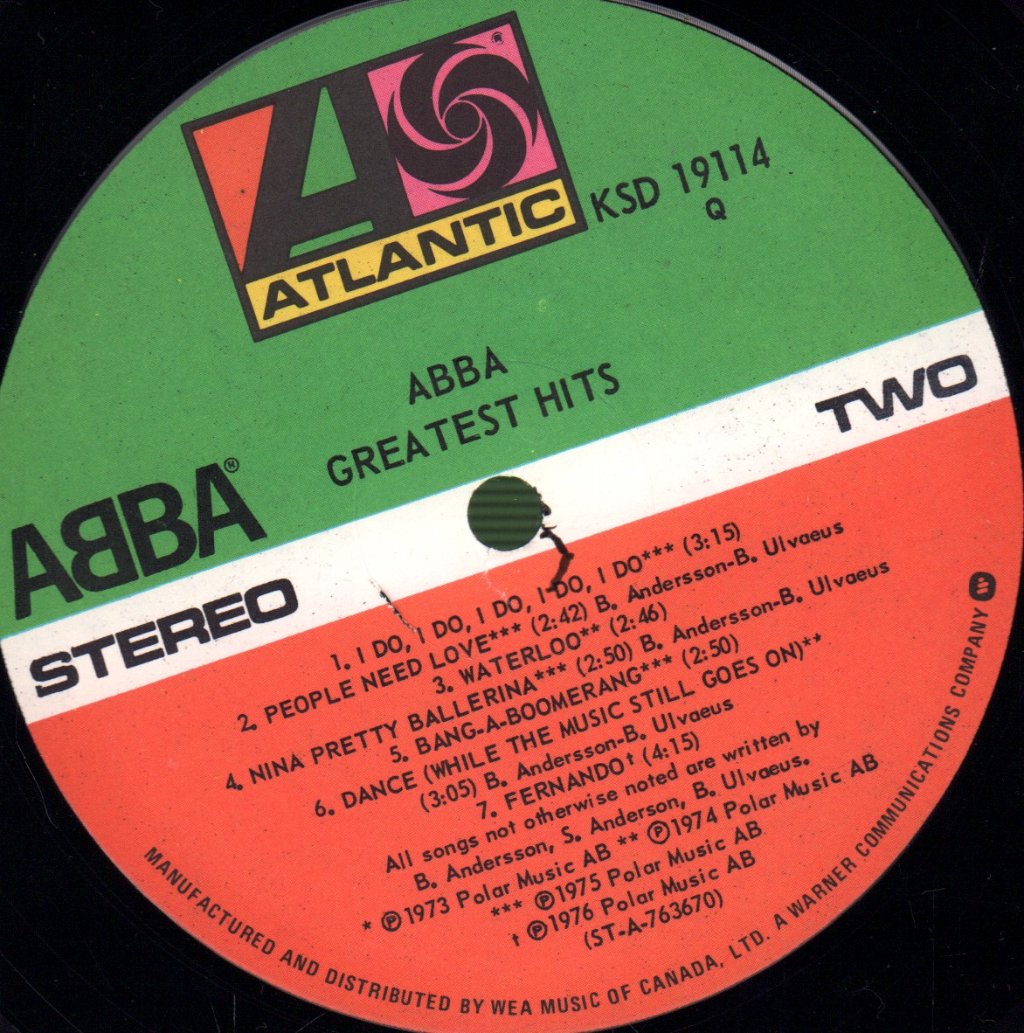 ABBA - Greatest Hits - Lp