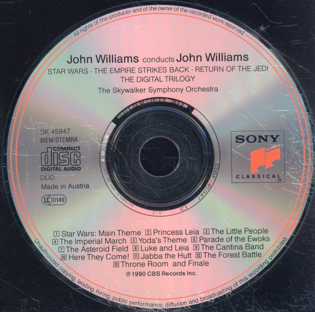 John Williams (Soundtracks) - John Williams Conducts John Williams - The Star Wars Trilogy - Cd