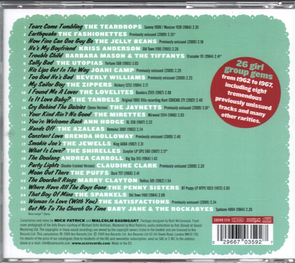 Various Artists - Where The Girls Are Volume 7 - Cd