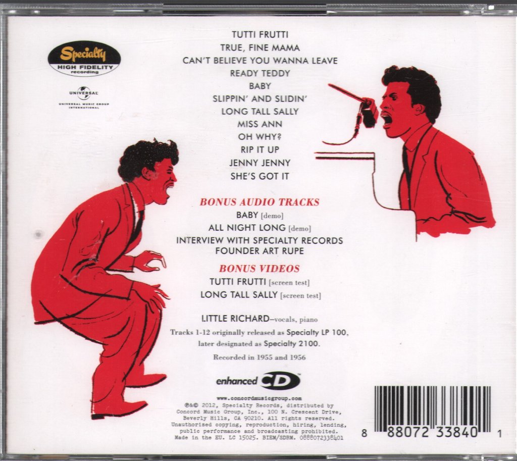 Little Richard - Here's Little Richard - Cd