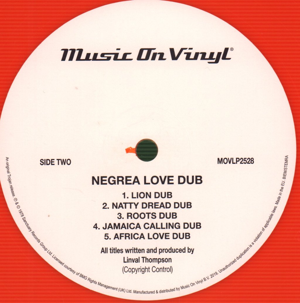 Linval Thompson - Negrea Love Dub - Lp