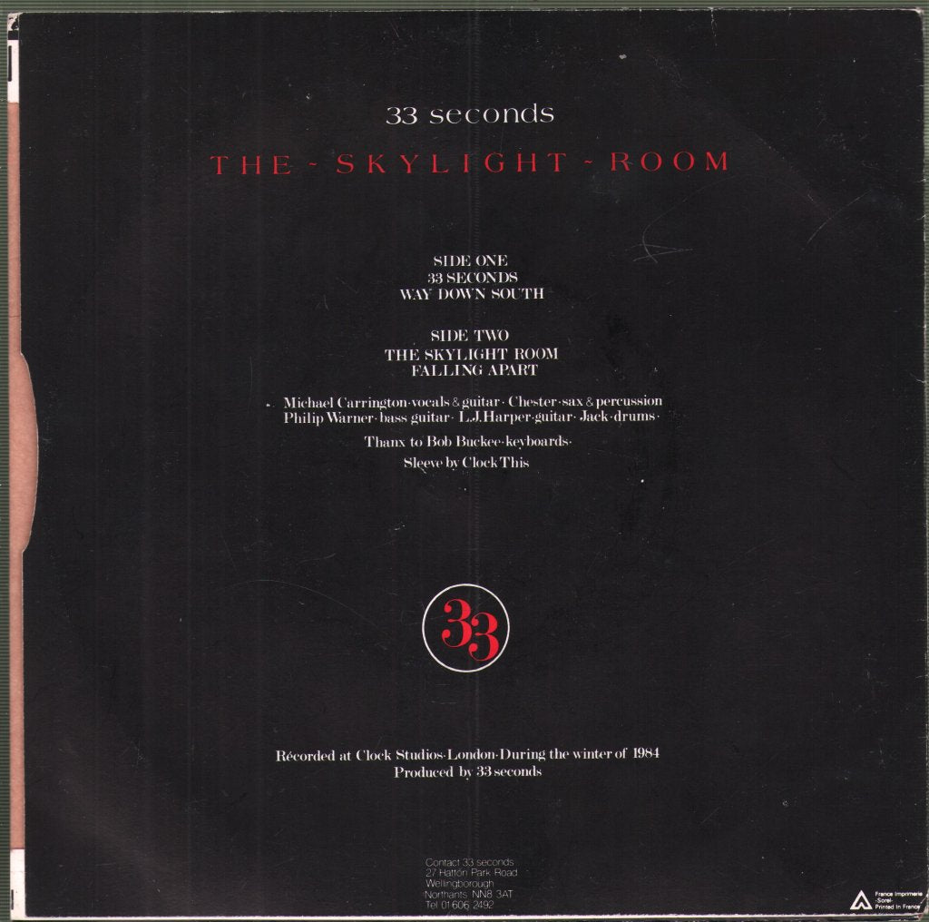 33 Seconds - Skylight Room - 7 Inch