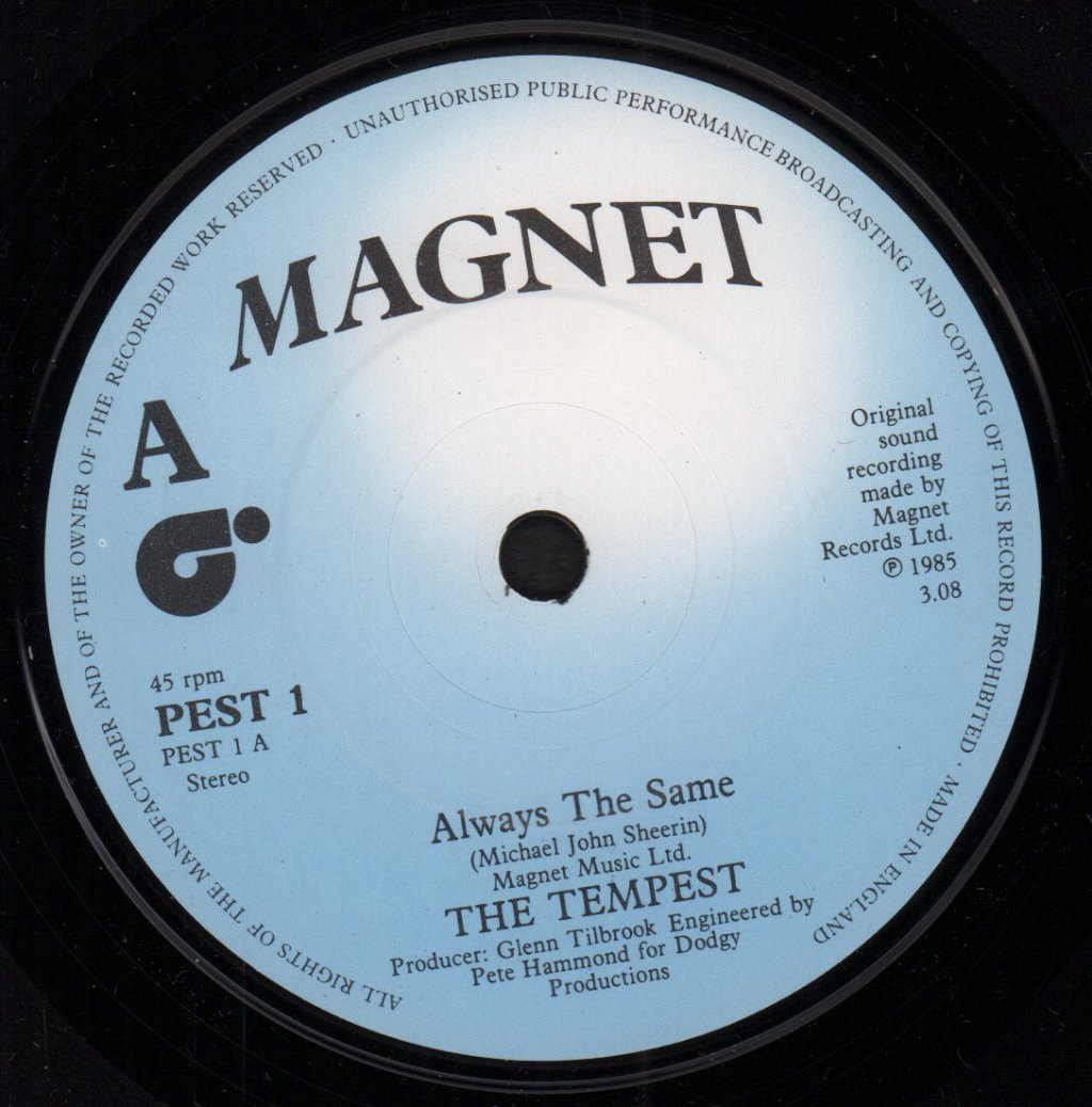 Tempest (80'S Pop/Wave Group) - Always The Same - 7 Inch