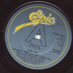 Jimmy Hall - I'm Happy That Love Has Found You - 7 Inch