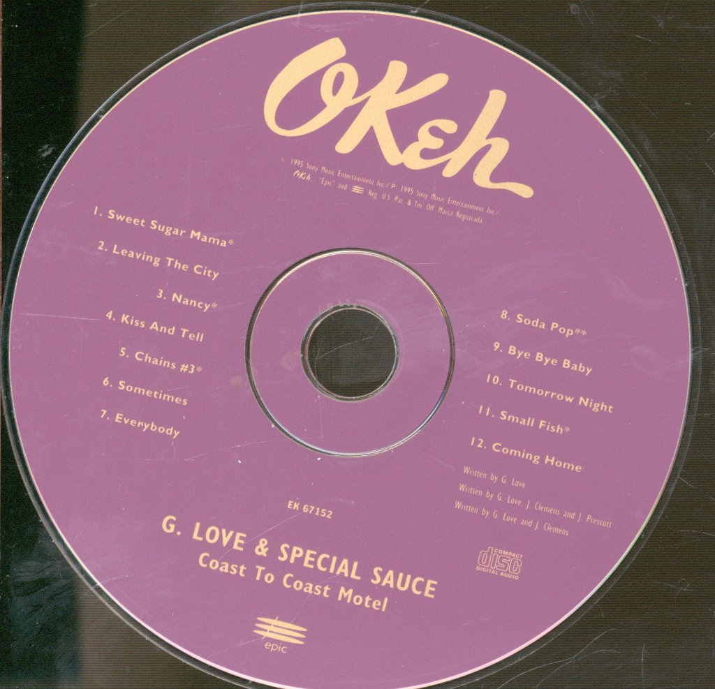 G. Love & Special Sauce - Coast To Coast Motel - Cd