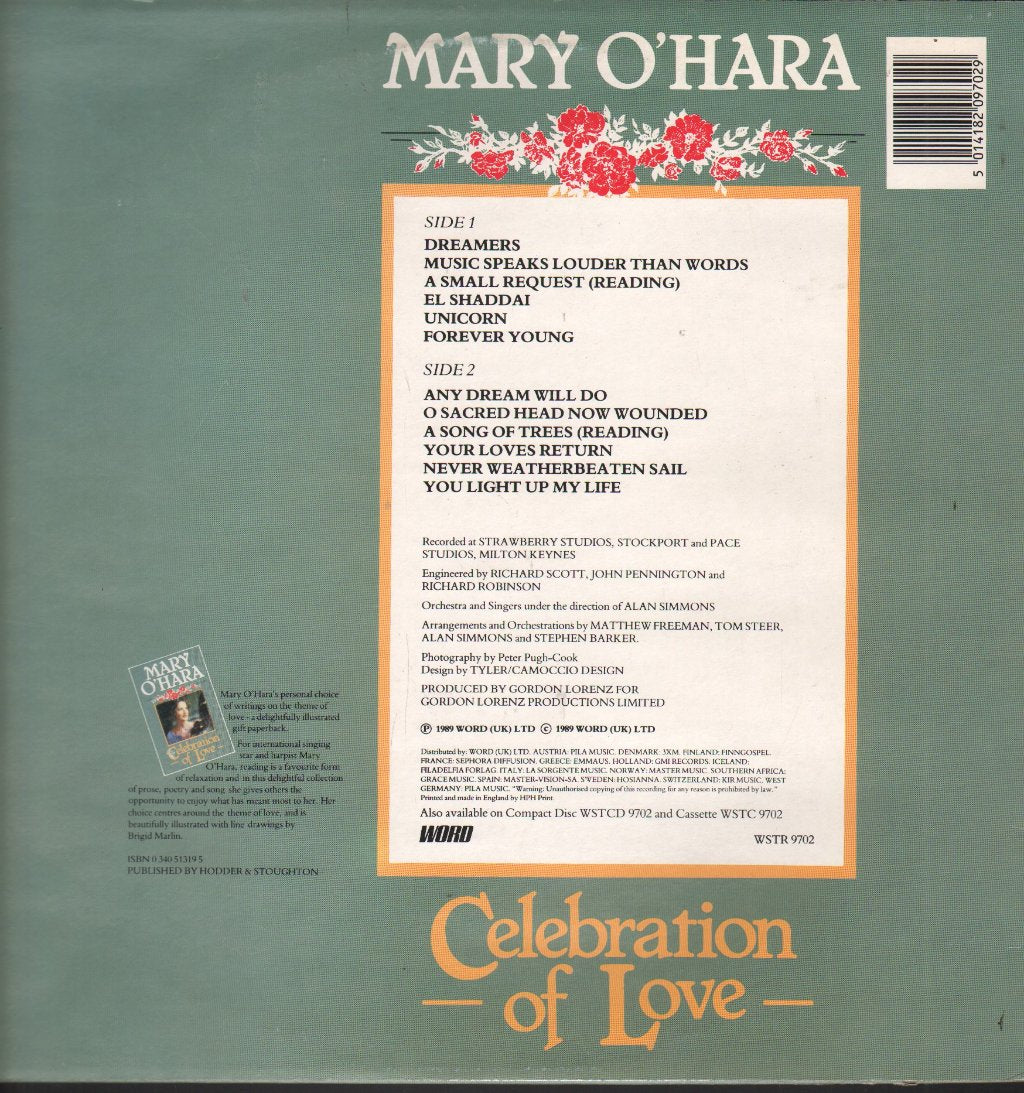 Mary O'hara - celebration of love - Lp