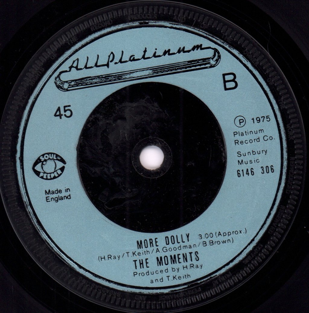 Moments (70'S Group) - Dolly My Love - 7 Inch