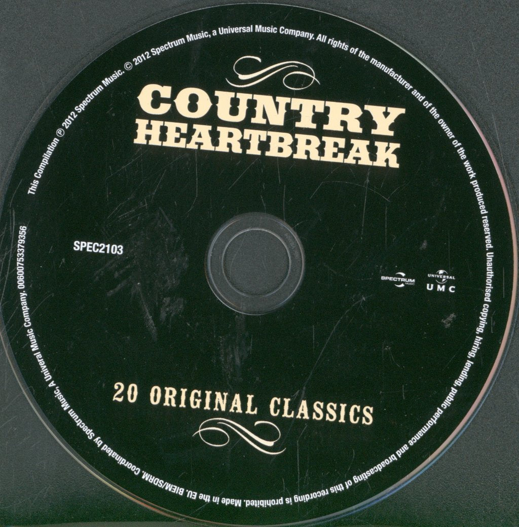 Various Artists - 20 Original Country Heartbreak Classics - Cd