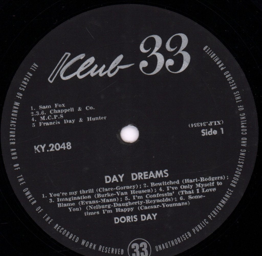 Doris Day - Day Dreams - Lp