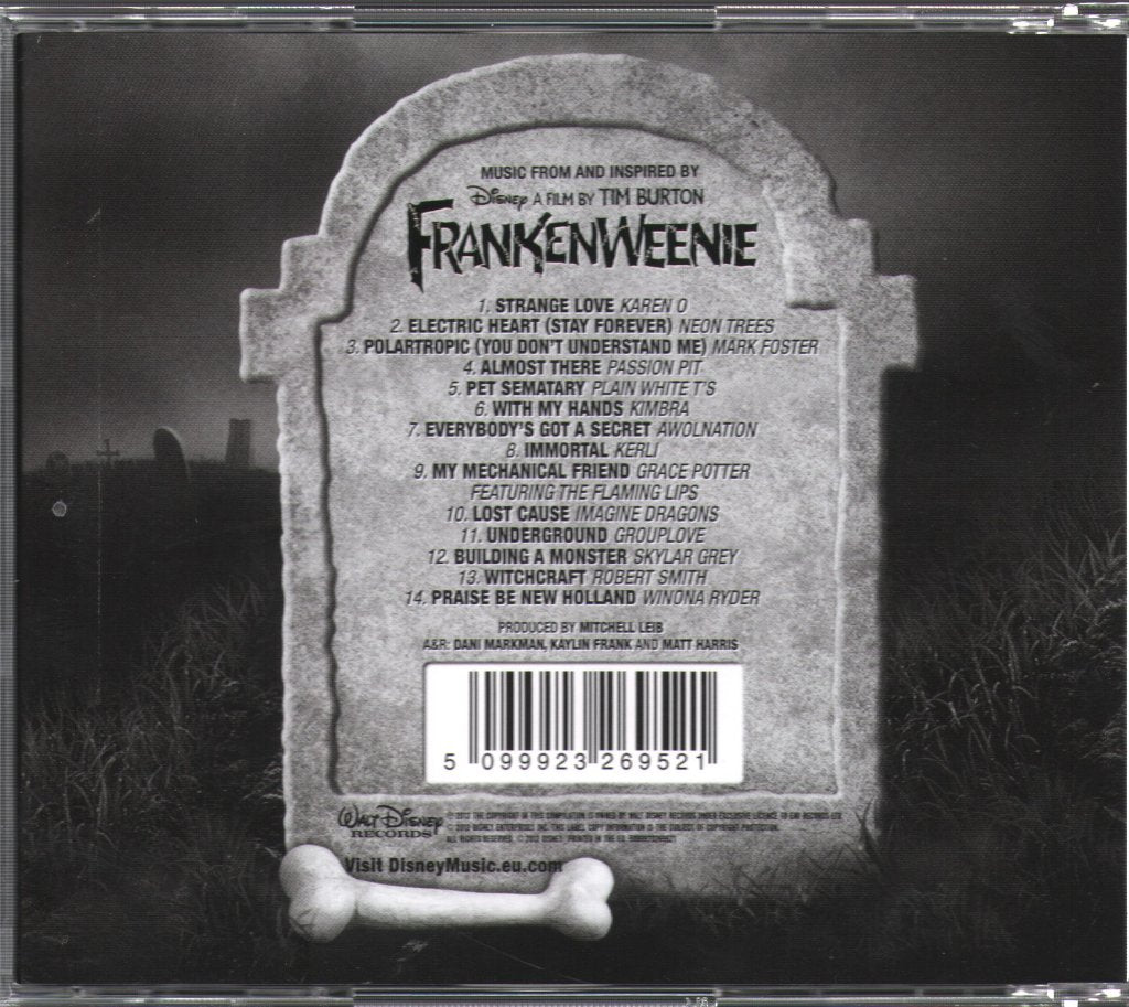 Various Artists - Frankenweenie Unleashed! - Cd