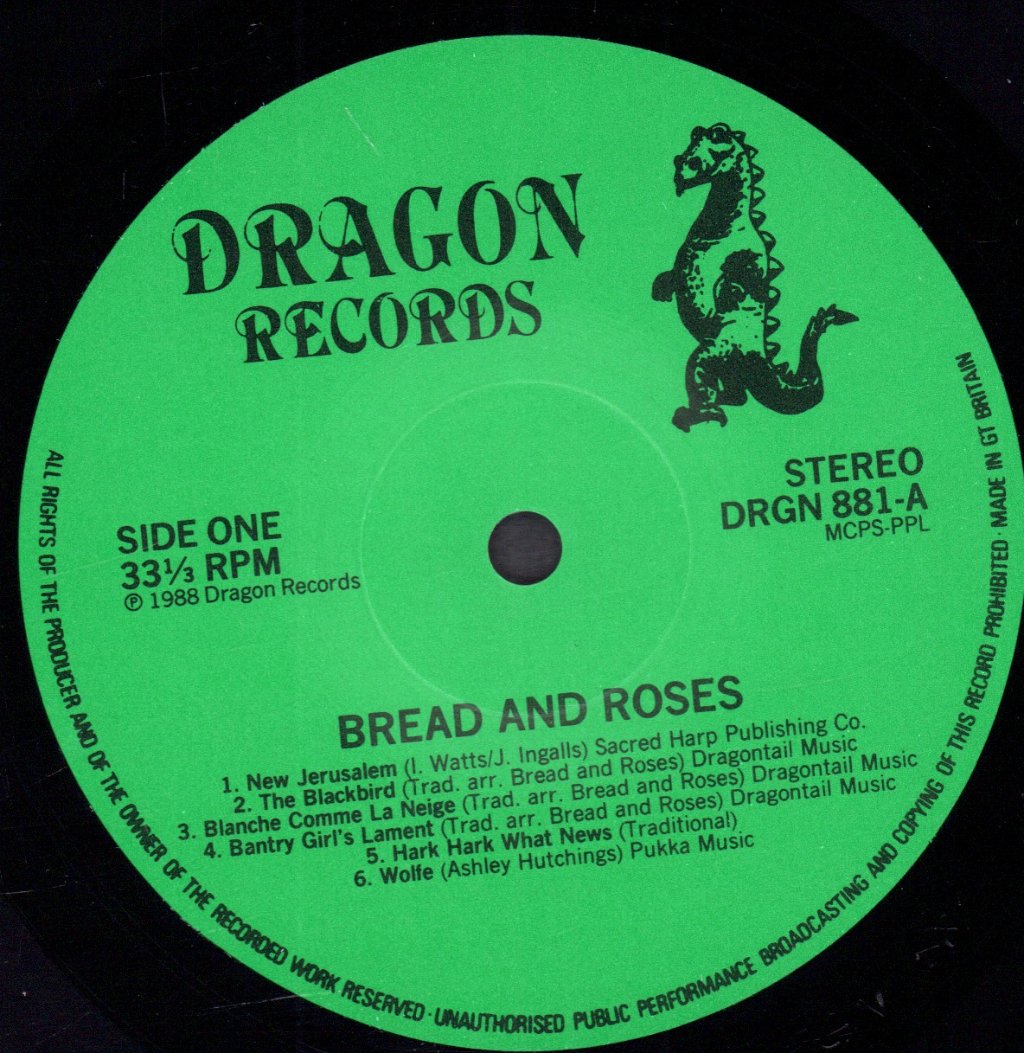 Bread And Roses - Bread And Roses - Lp