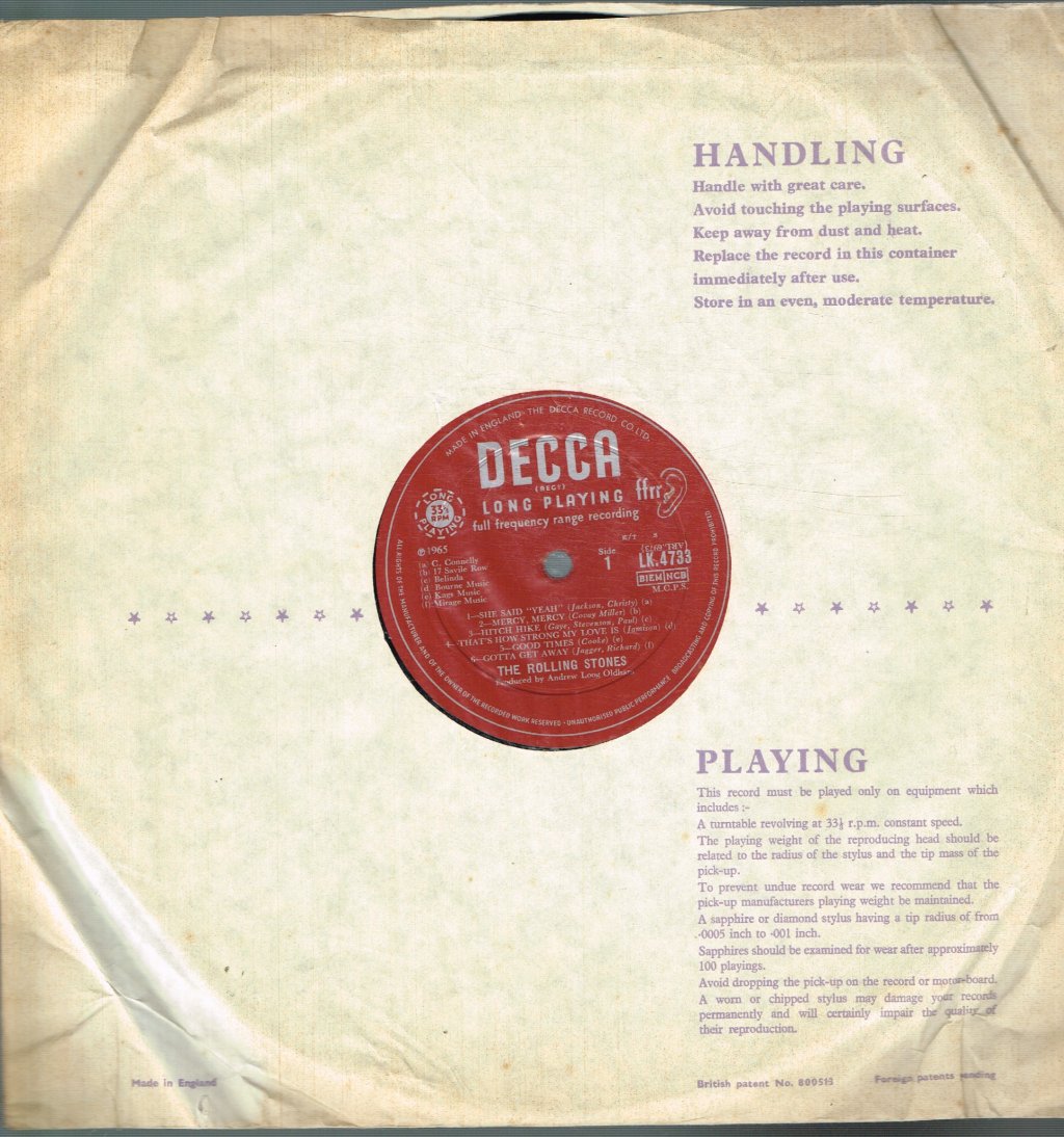 Rolling Stones - Out Of Our Heads - Lp