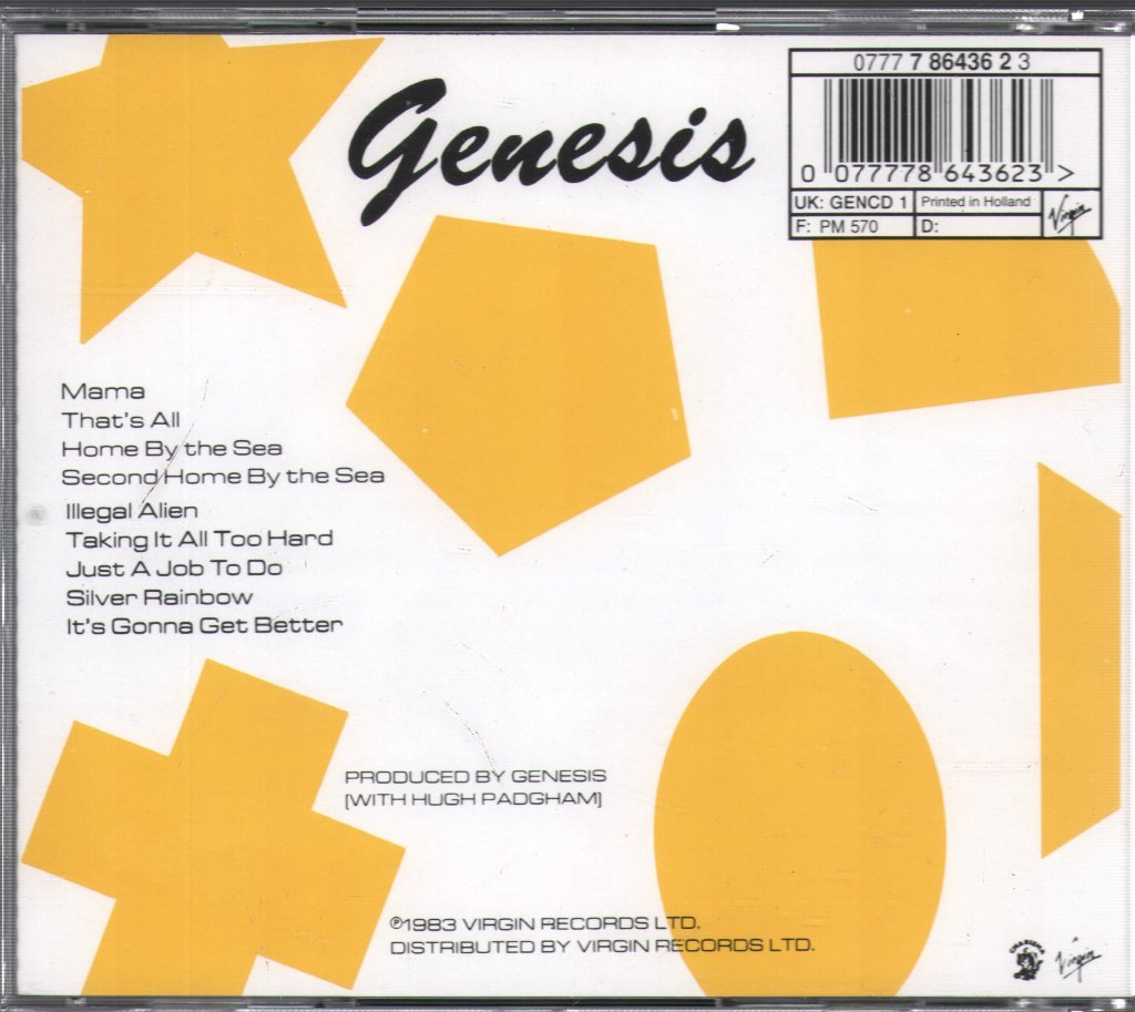 Genesis - Genesis - Cd