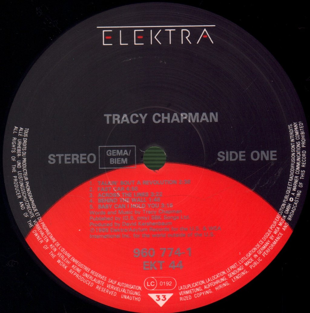 Tracy Chapman - Tracy Chapman - Lp