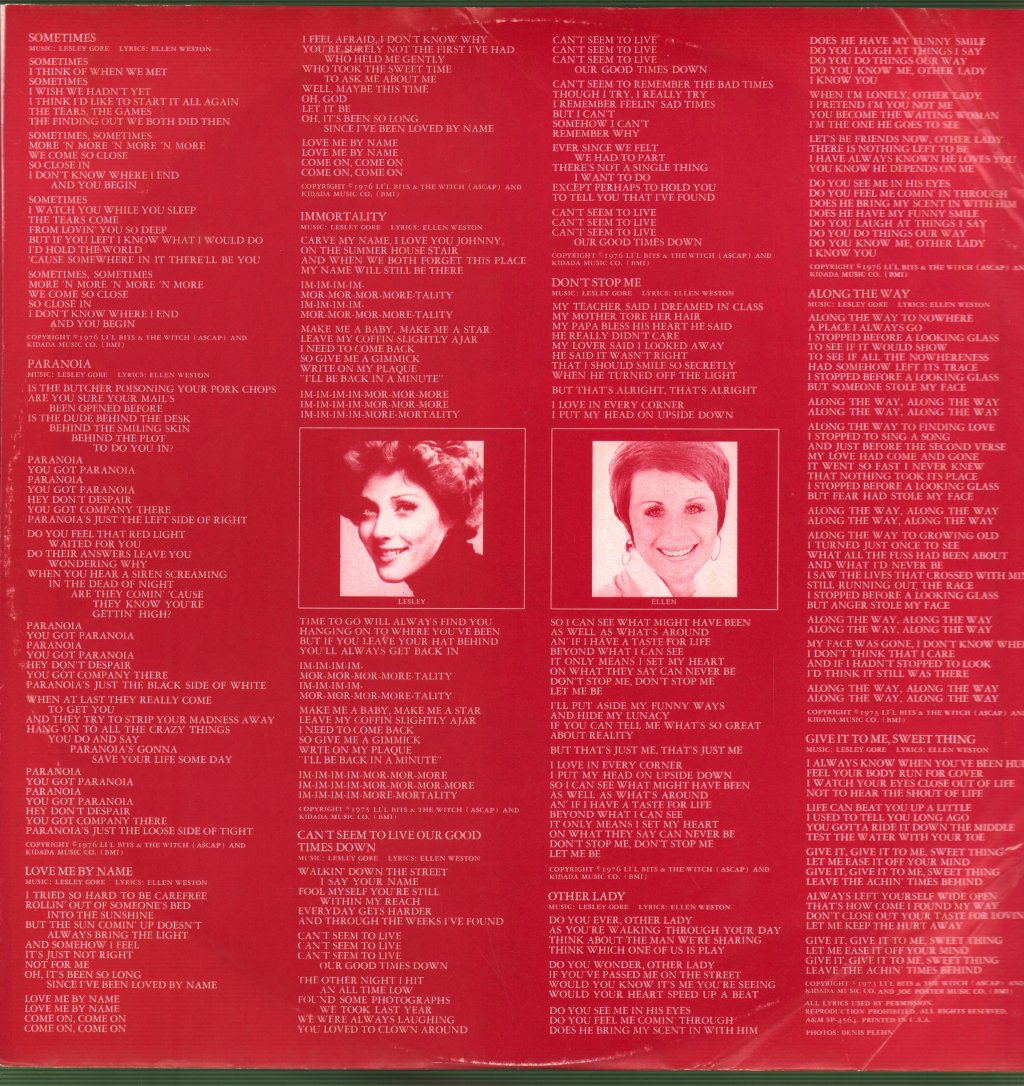 Lesley Gore - Love Me By Name - Lp
