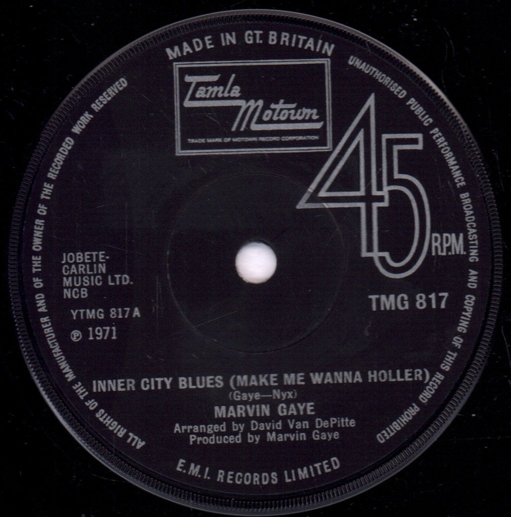 Marvin Gaye - Inner City Blues (Make Me Wanna Holler) - 7 Inch