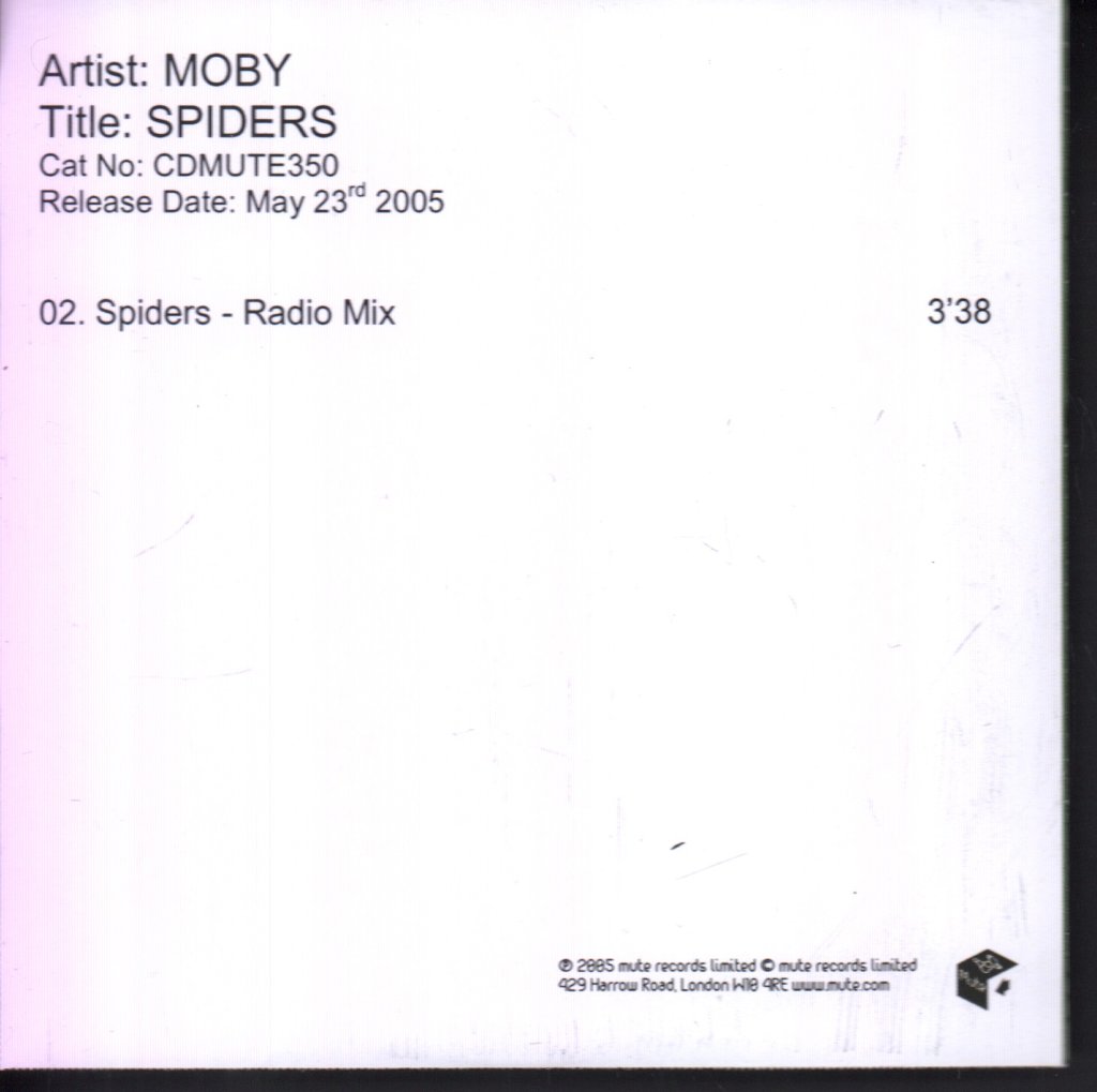 Moby - Spiders - Cdr