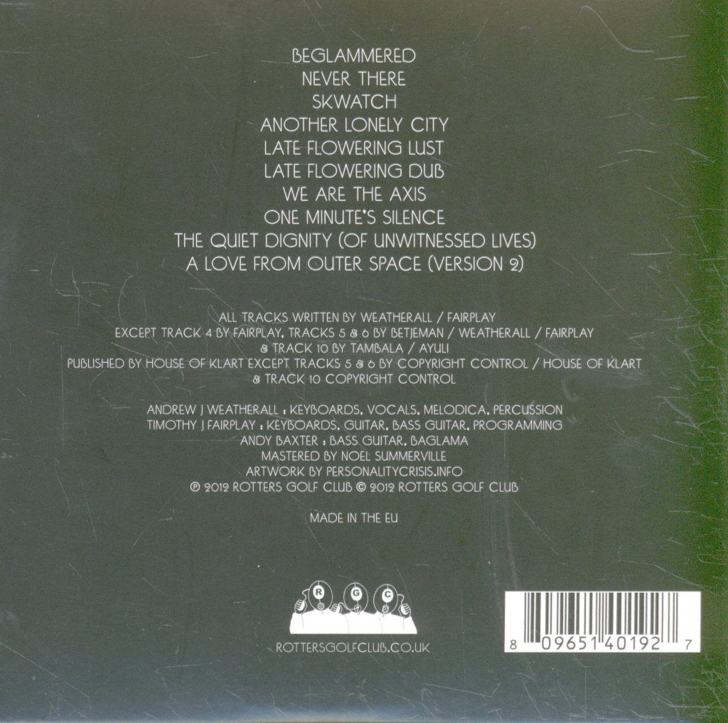 Asphodells - Ruled By Passion, Destroyed By Lust - Cd