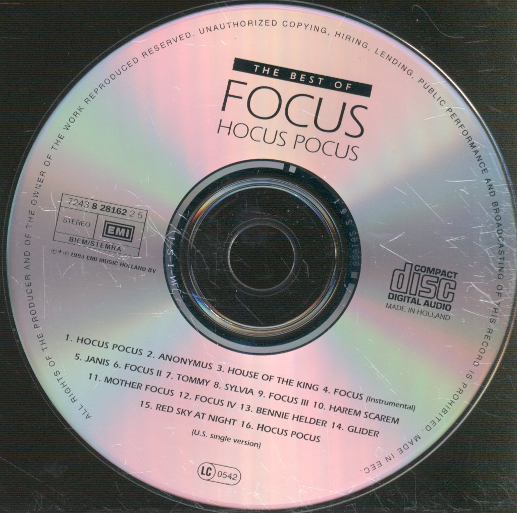 Focus - Hocus Pocus The Best Of Focus - Cd