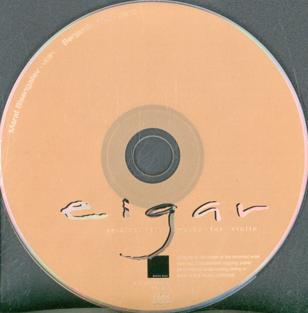 Marat Bisengaliev, Benjamin Frith - Elgar - Re-Discovered Works For Violin - Cd